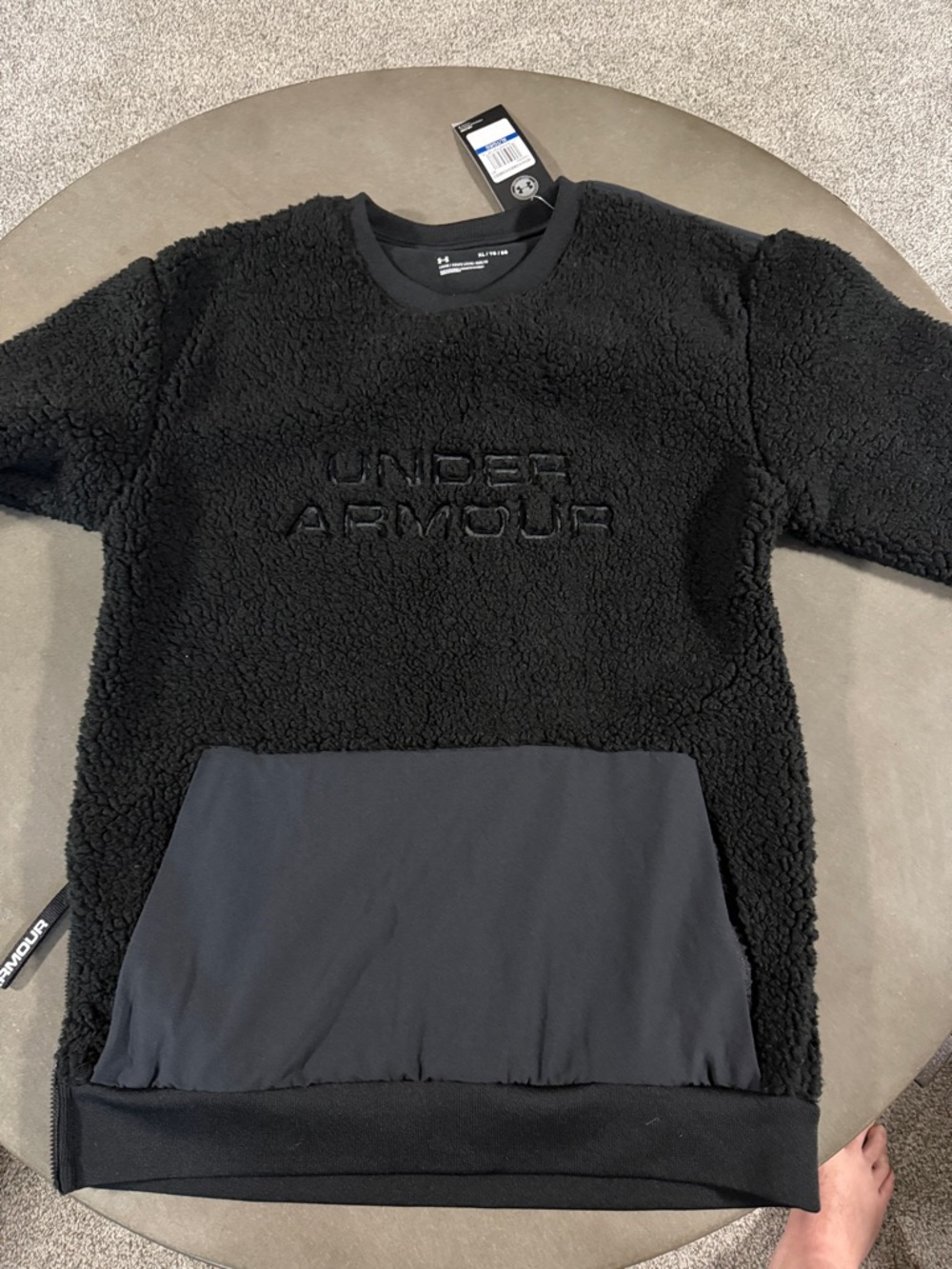 Under Armour Black Fleece Logo Pullover